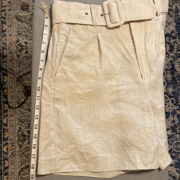 Tailored linen short mango size 8 - Picture 8 of 8